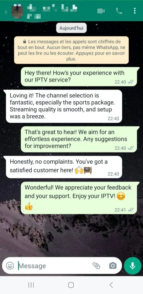 Customer WhatsApp conversation 4